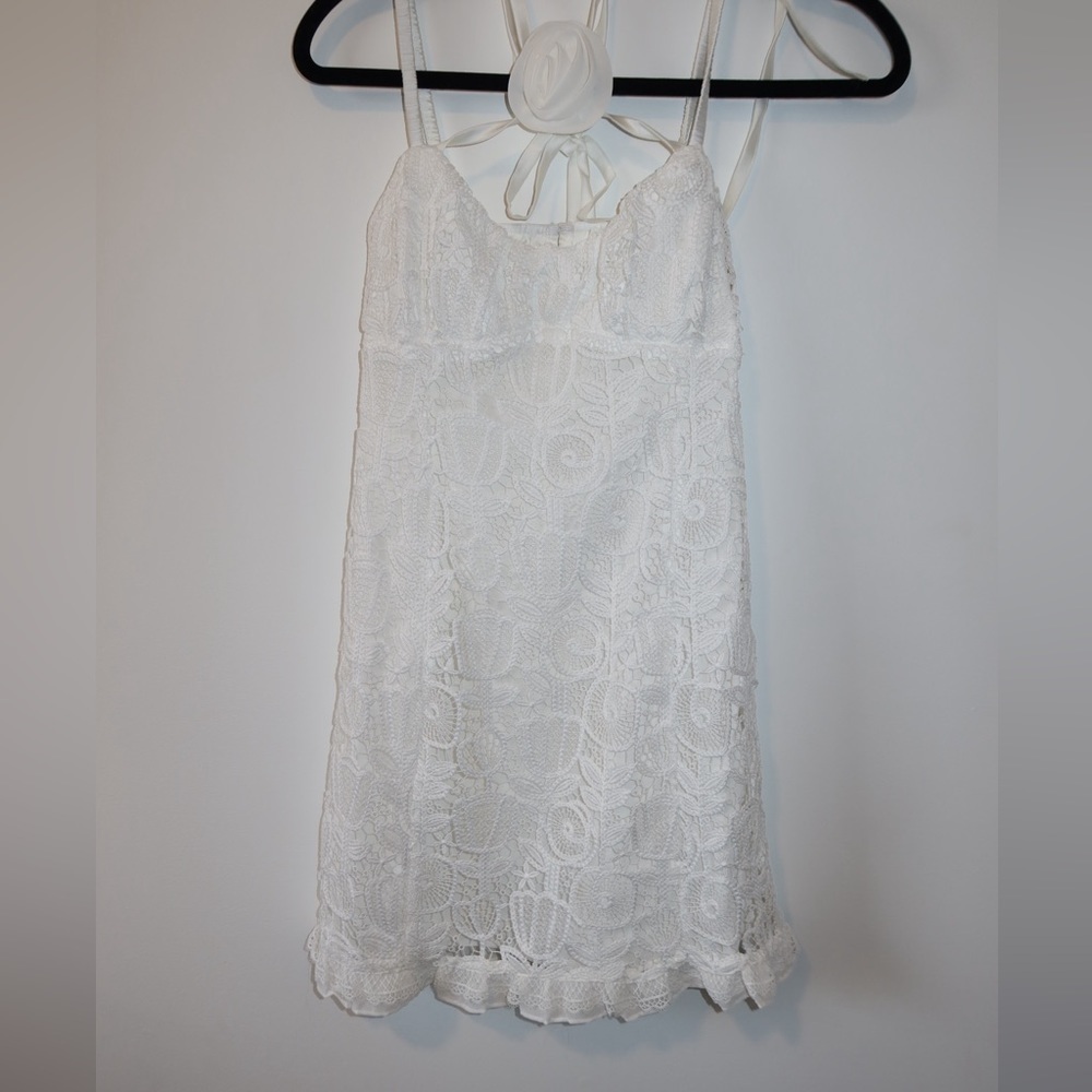 For Love and Lemons Mini Lace Dress in White NWT - Picture 6 of 8